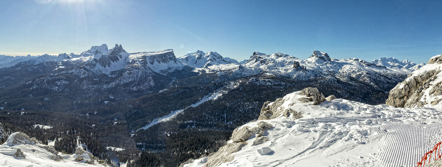 Vista desde Pista Olmpica en Cortina DAmpezo