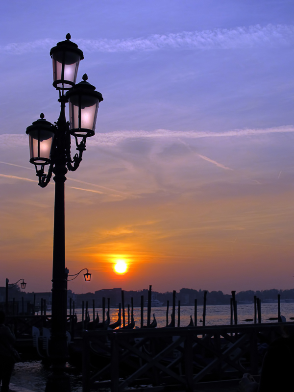 At sunrise everything is luminous but not clear...