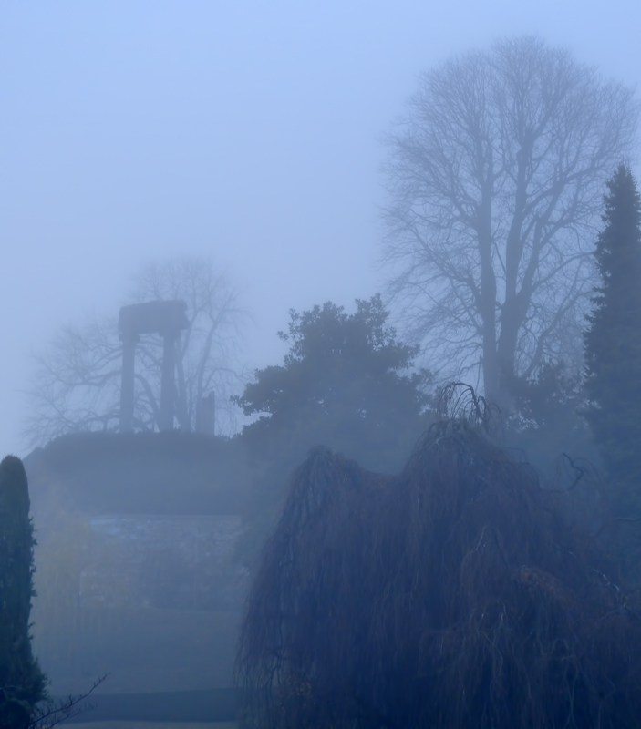 The mist of ages...The Roman pillars