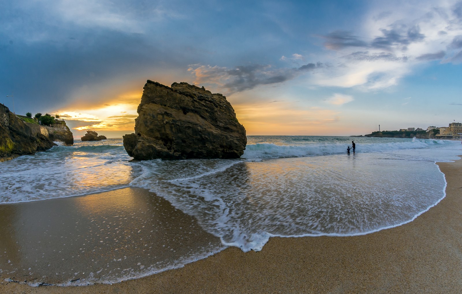 plage face au Casino de Biarritz