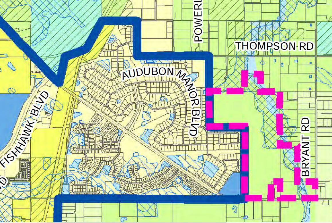Map CPA 13-07 Fish Hawk Trails, Blue USA