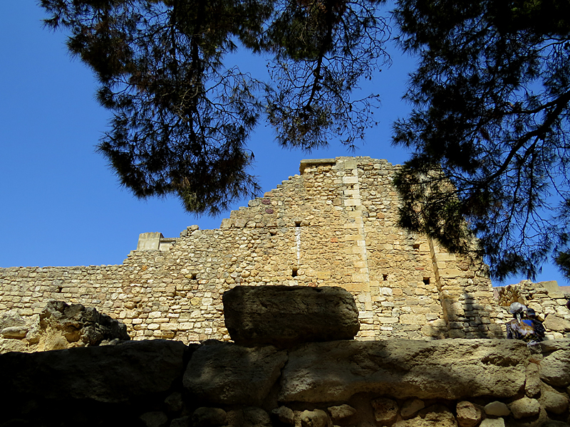 les murs de Cnossos