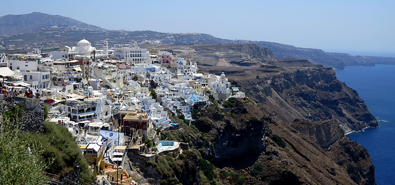 paysage de Santorin