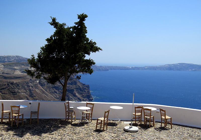 vue de Santorin