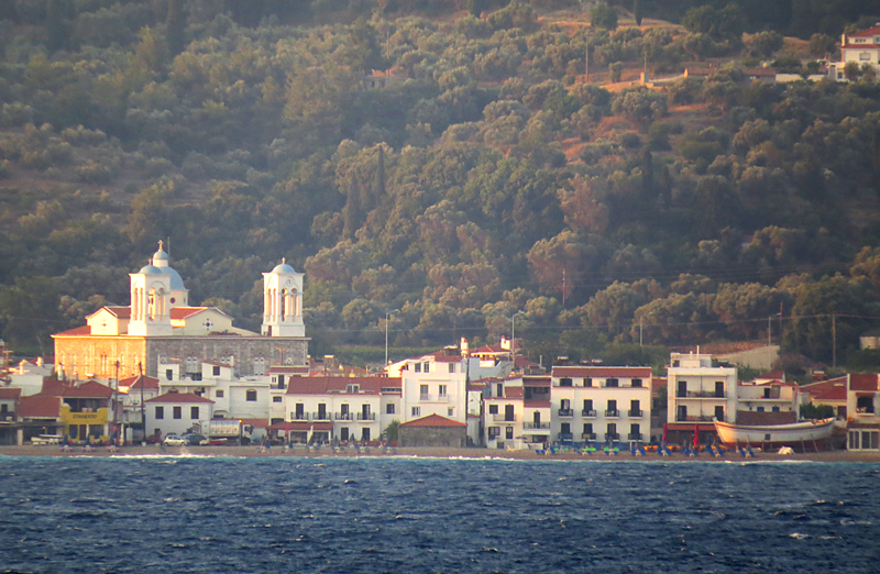 Sur les côtes de l'île de Samos