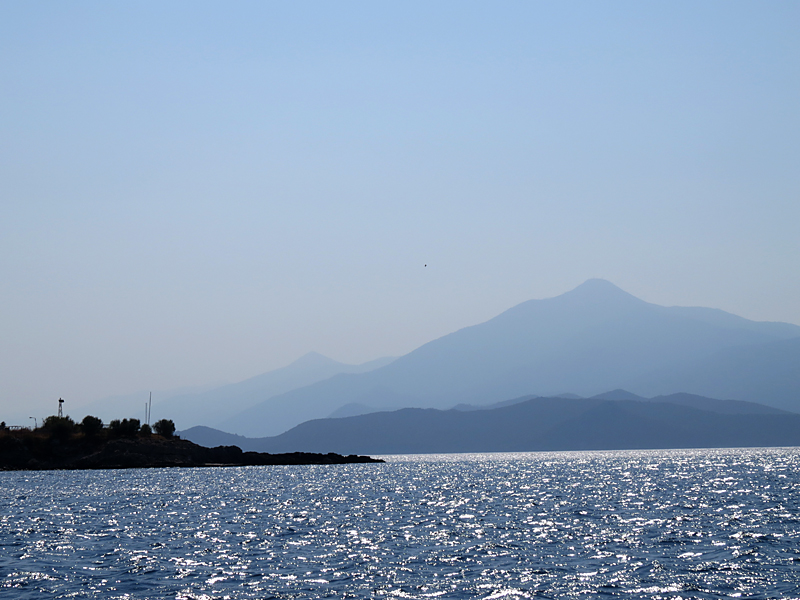 Sur les côtes de l'île de Samos