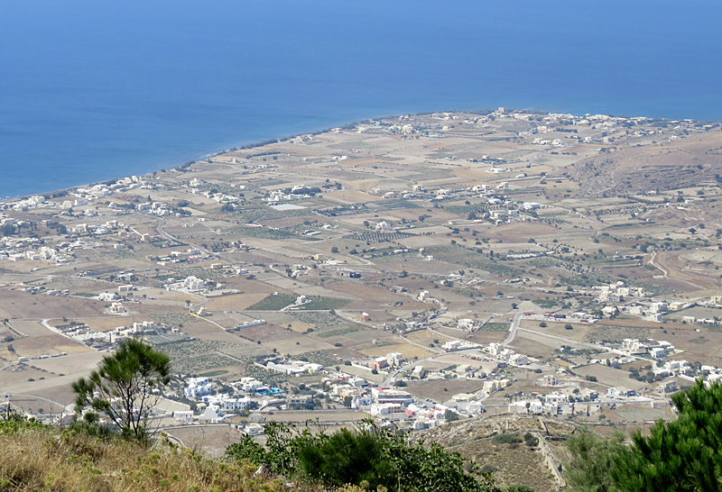 Plaine de Santorin