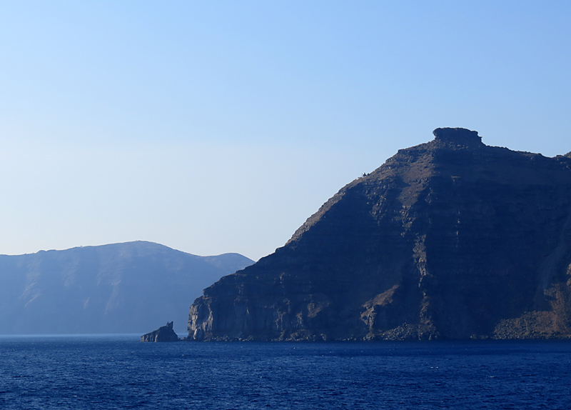 Un des caps de Santorin