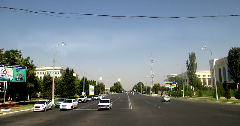 Les grands boulevards de Tachkent