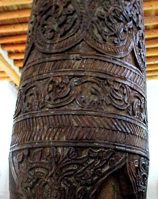 Khiva- colonne sculpte