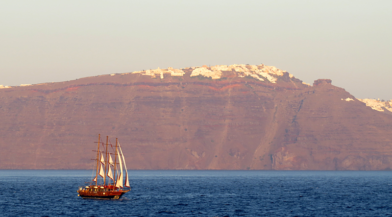 Paysage de Santorin