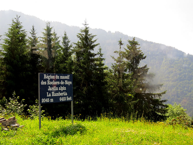 Rochers de Naye, signalisation