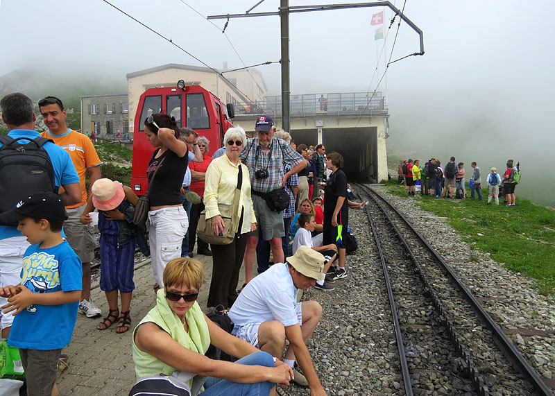 Rochers de Naye , la gare du sommet