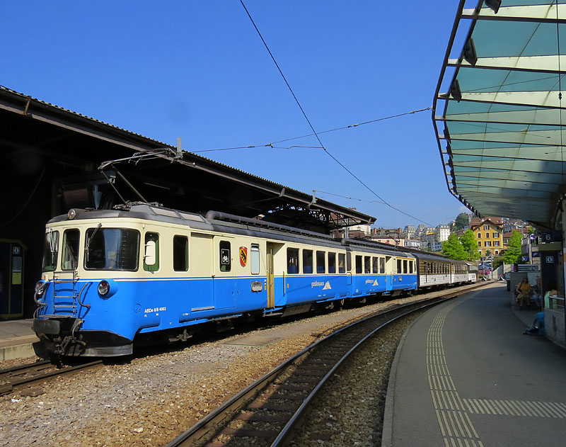 La gare de Montreux