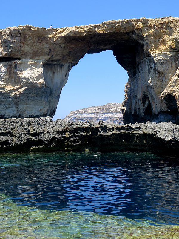 Promenade  l'Azur Window, ile de Gozo