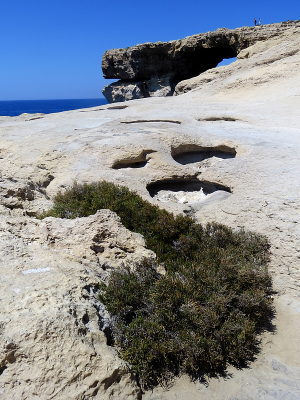 Promenade  l'Azur Window, ile de Gozo