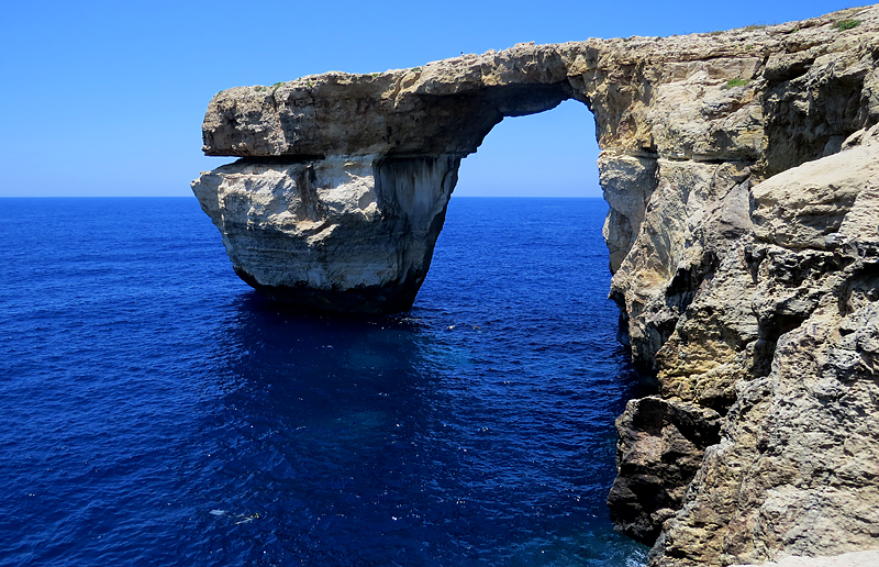 Promenade  l'Azur Window, ile de Gozo