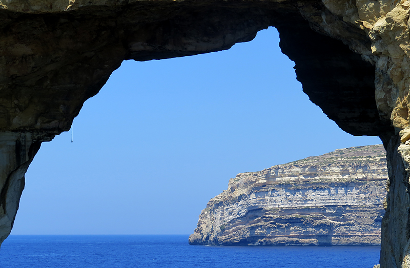 Promenade  l'Azur Window, ile de Gozo