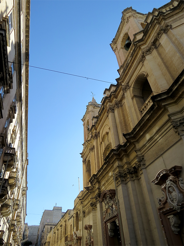 Église baroque, La Valette