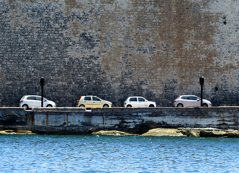 Parking blanc