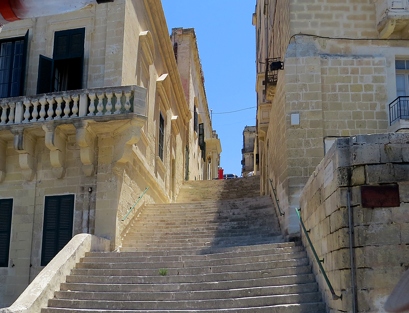 Promenade dans la ville de La Valette