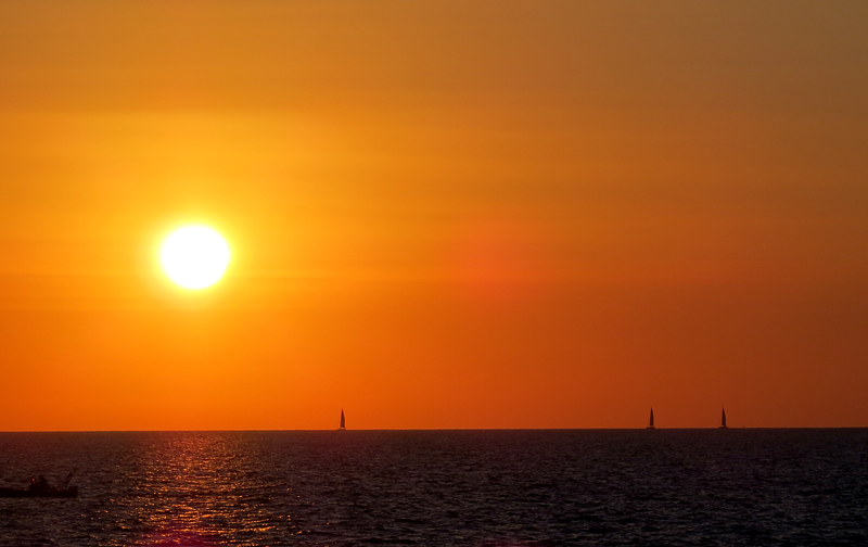 Lever de soleil sur l'Ile de Malte