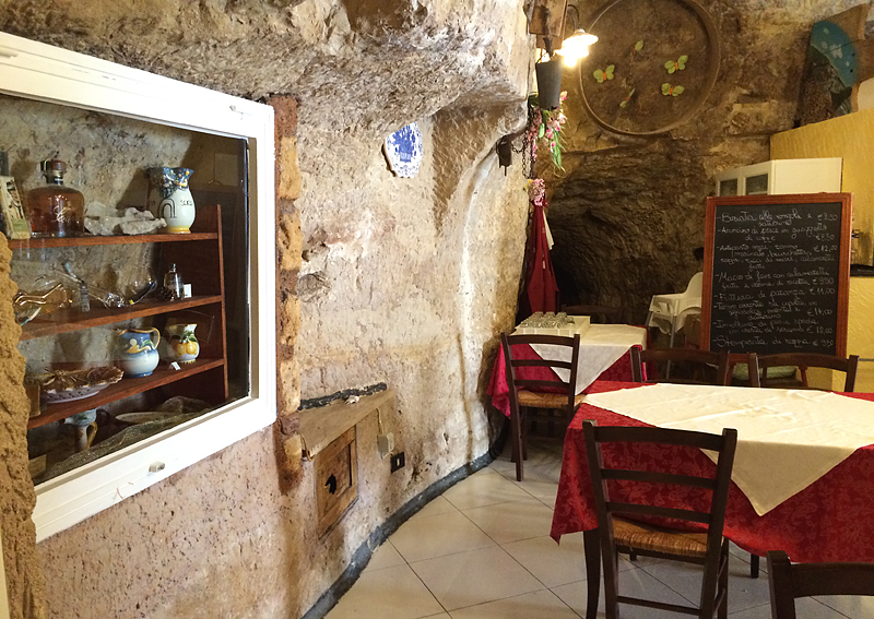 La Grotta, restaurant troglodyte de Scicli