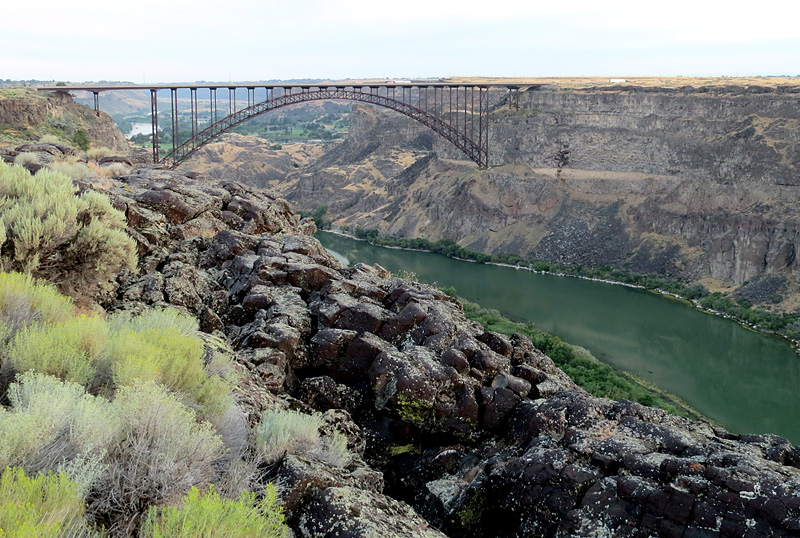 Le pont sur la Snake River  Twin Falls