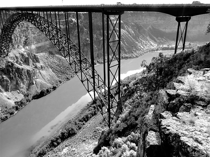 Le pont sur la Snake River  Twin Falls