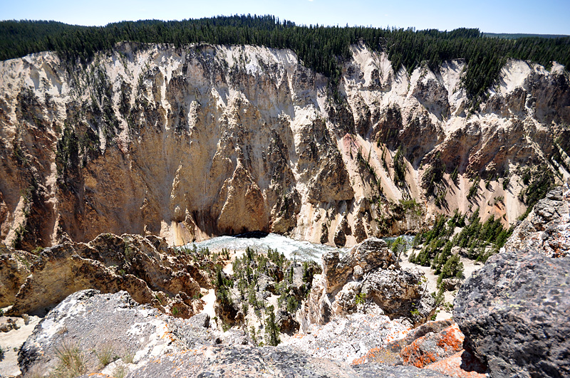 Canyon et chute de la rivire Yellowstone
