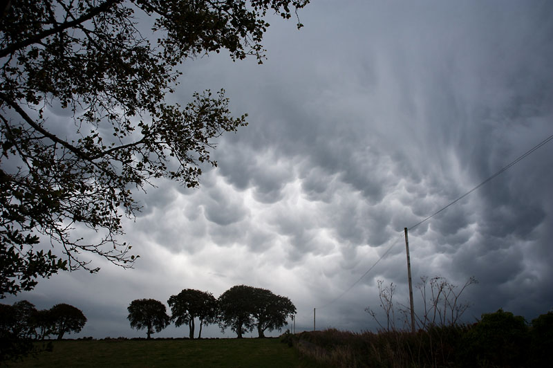 6th September 2014  mammatus clouds