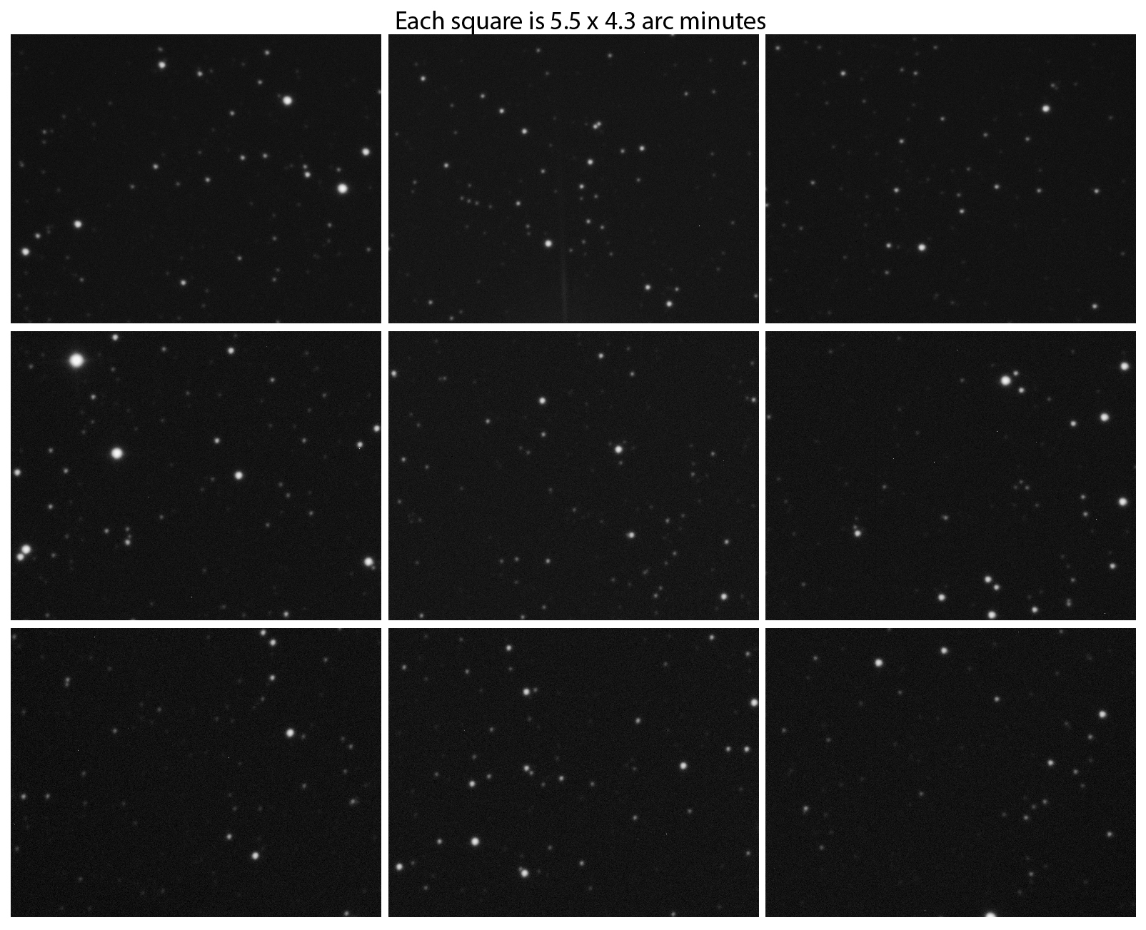 First Light - Star shapes
