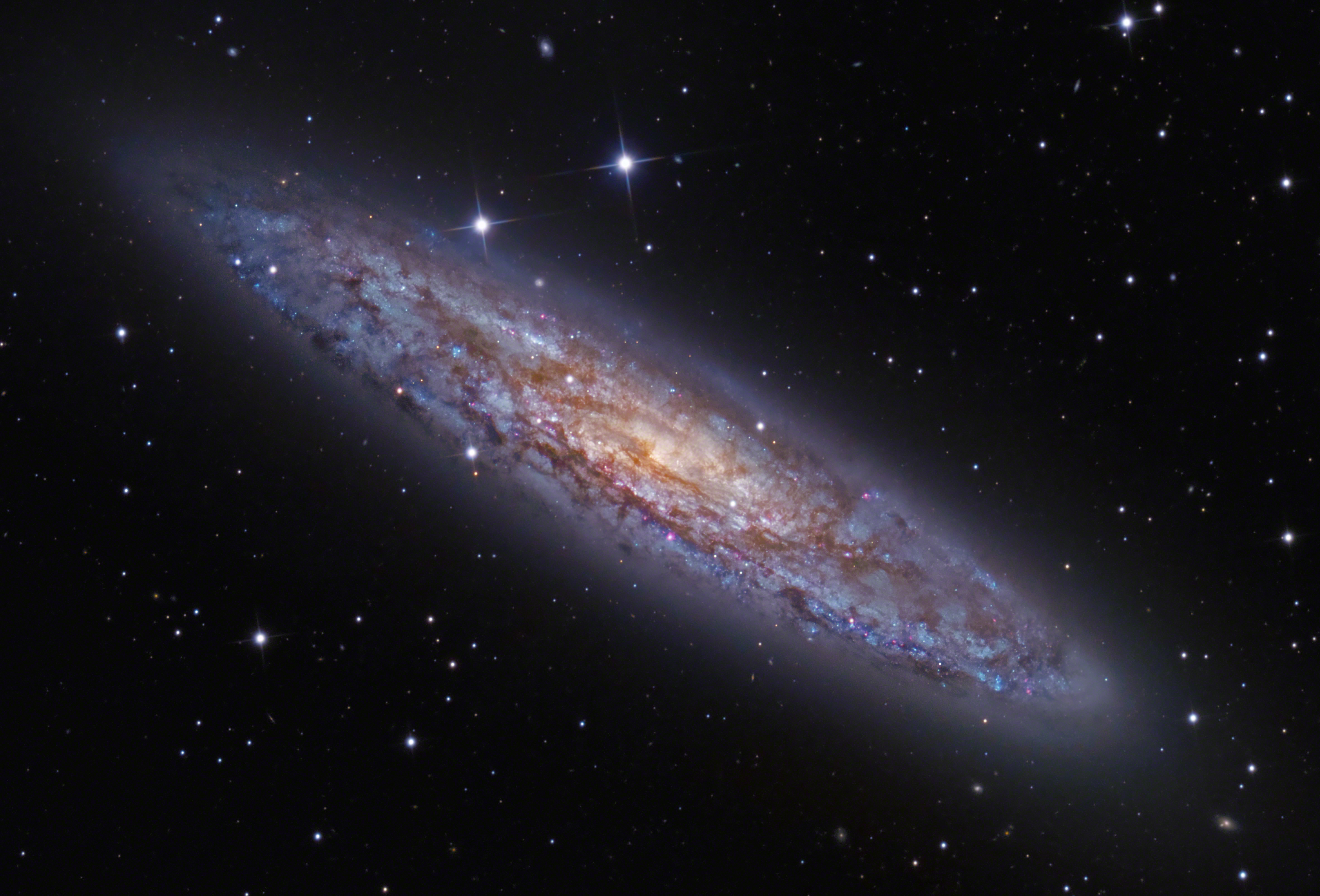 The Sculptor Galaxy (NGC 253) up close