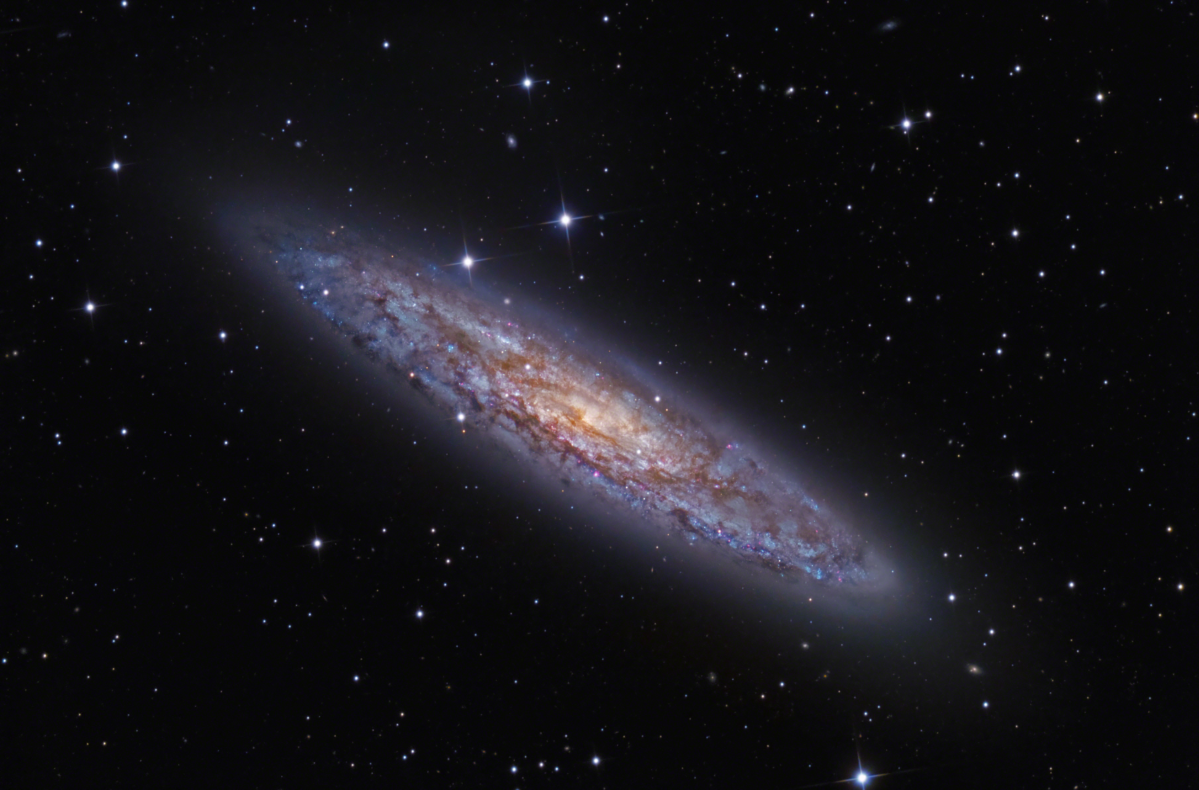 The Sculptor Galaxy (NGC 253)  full frame