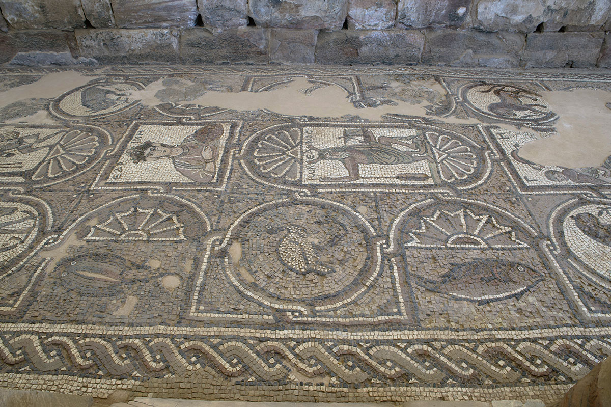 Jordan Petra 2013 2290b Byzantine Church mosaic.jpg