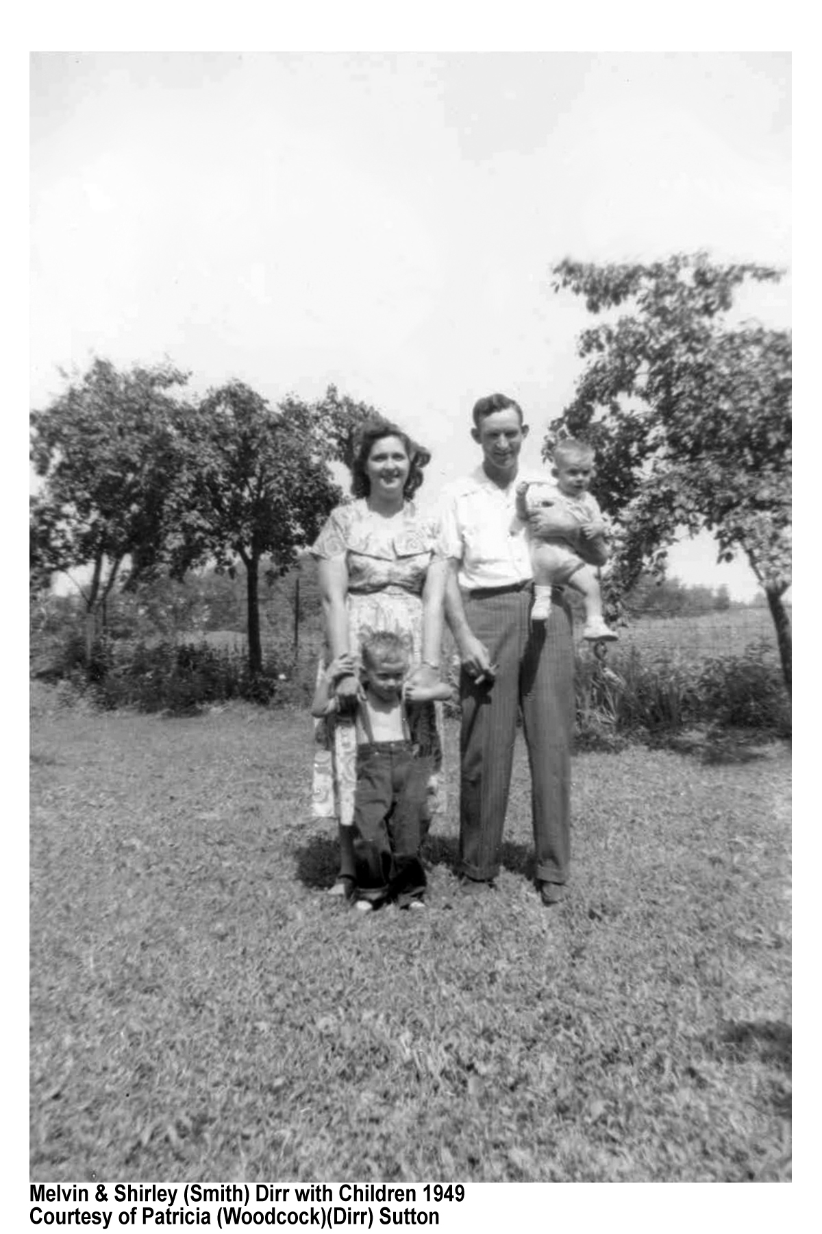 Melvin & Shirley Dirr with Children 1949.jpg