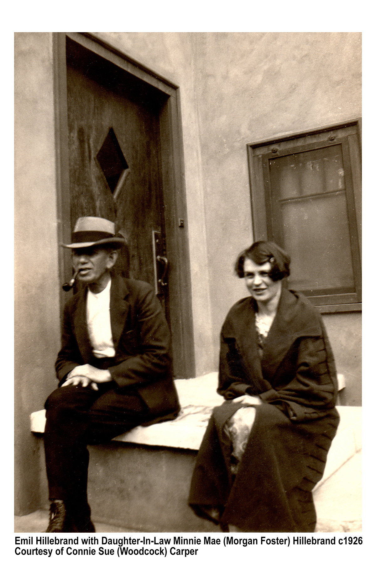 Emil Hillebrand & Minnie (Morgan Foster) Hillebrand c1926.jpg