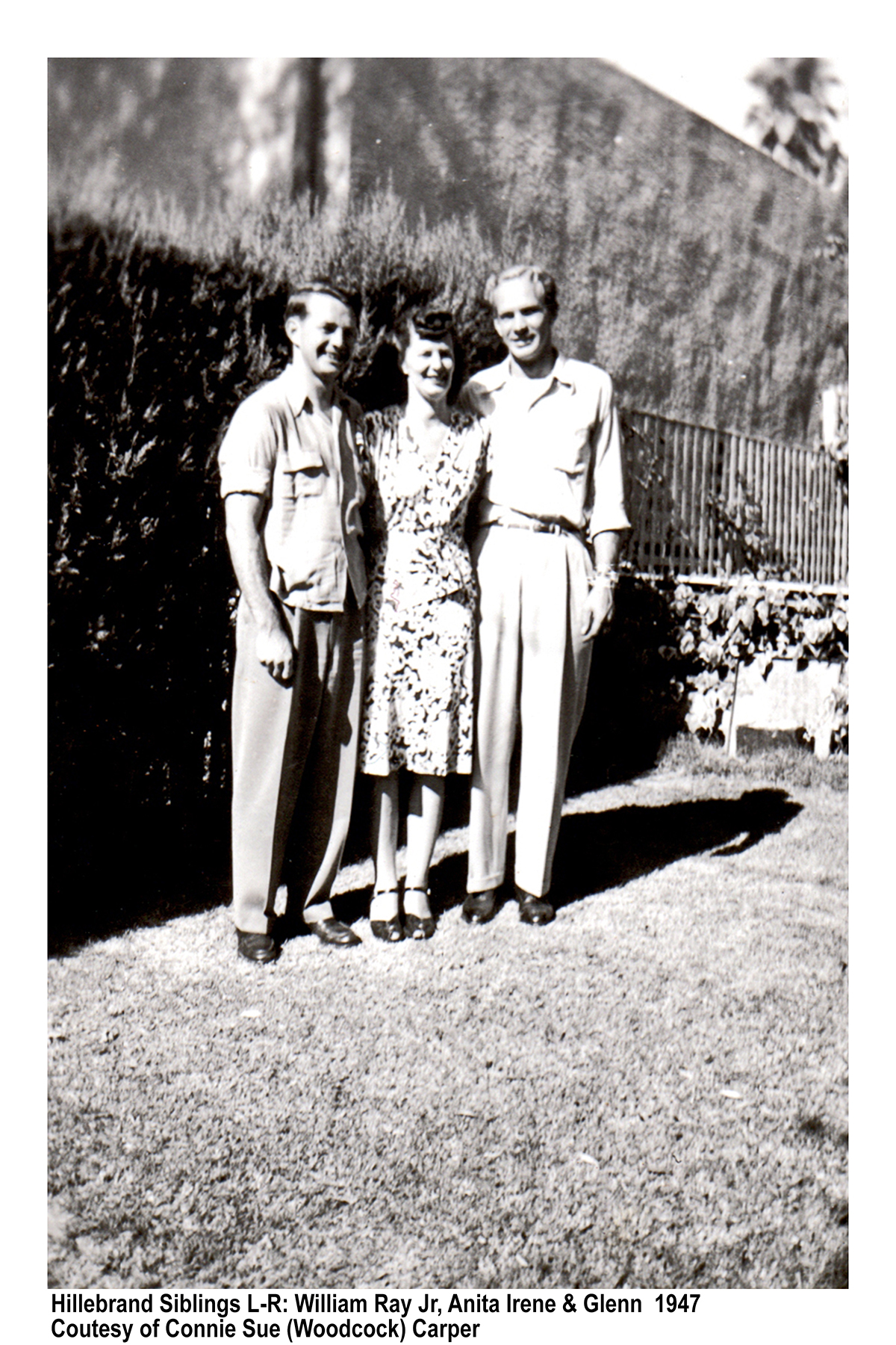 Hillebrand Brothers & Sister, William Ray jr., Anita Irene & Glenn Delbert 1947.jpg