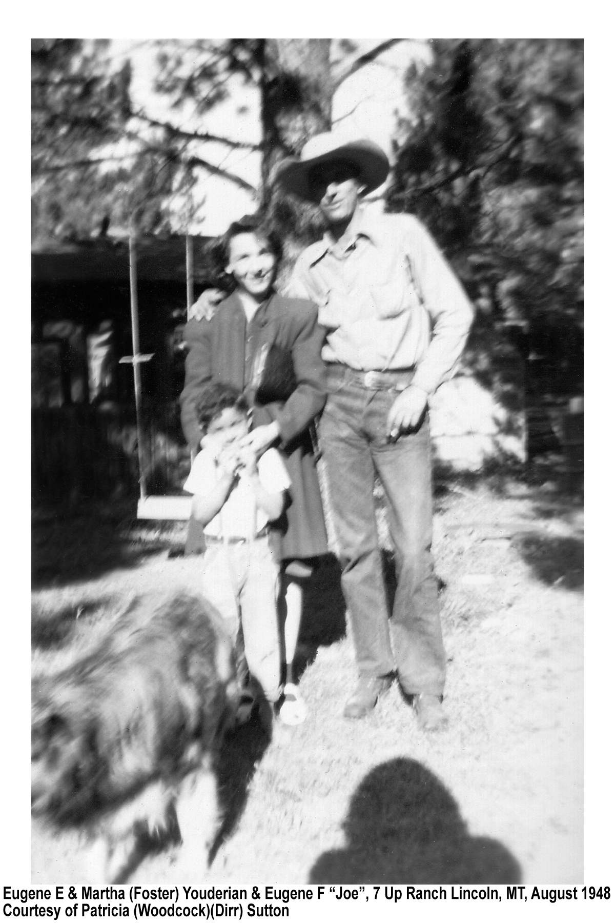 Eugene & Martha Youderian son Eugene MT Aug 1948