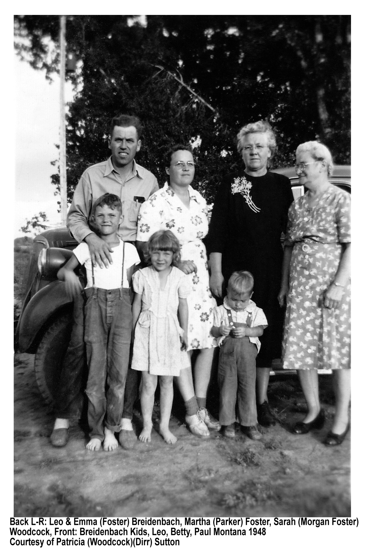 Leo & Emma Breidenbach, Martha Foster, Sarah Woodcock 1948