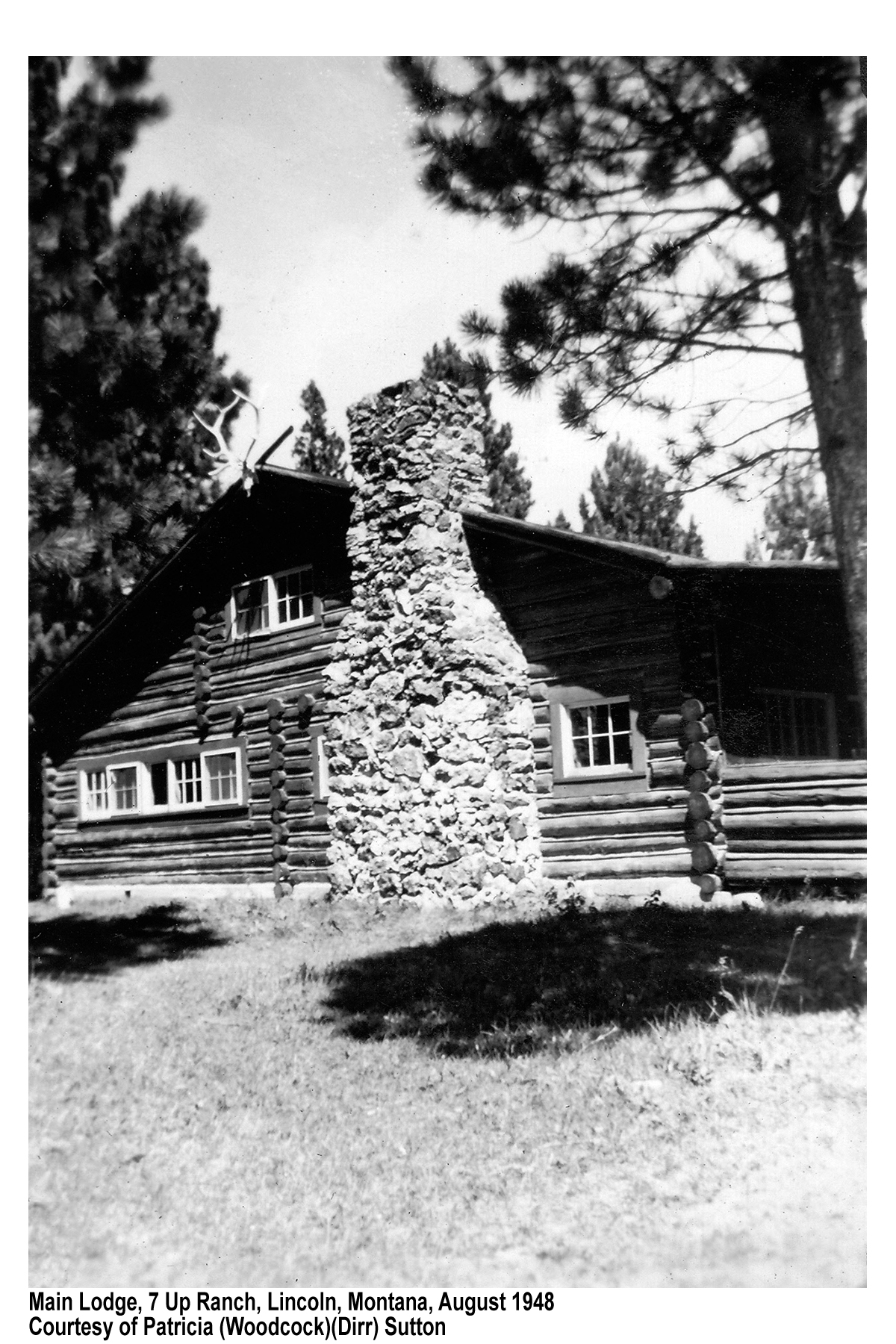 Main Lodge, 7 Up Lincoln, Montana 1948