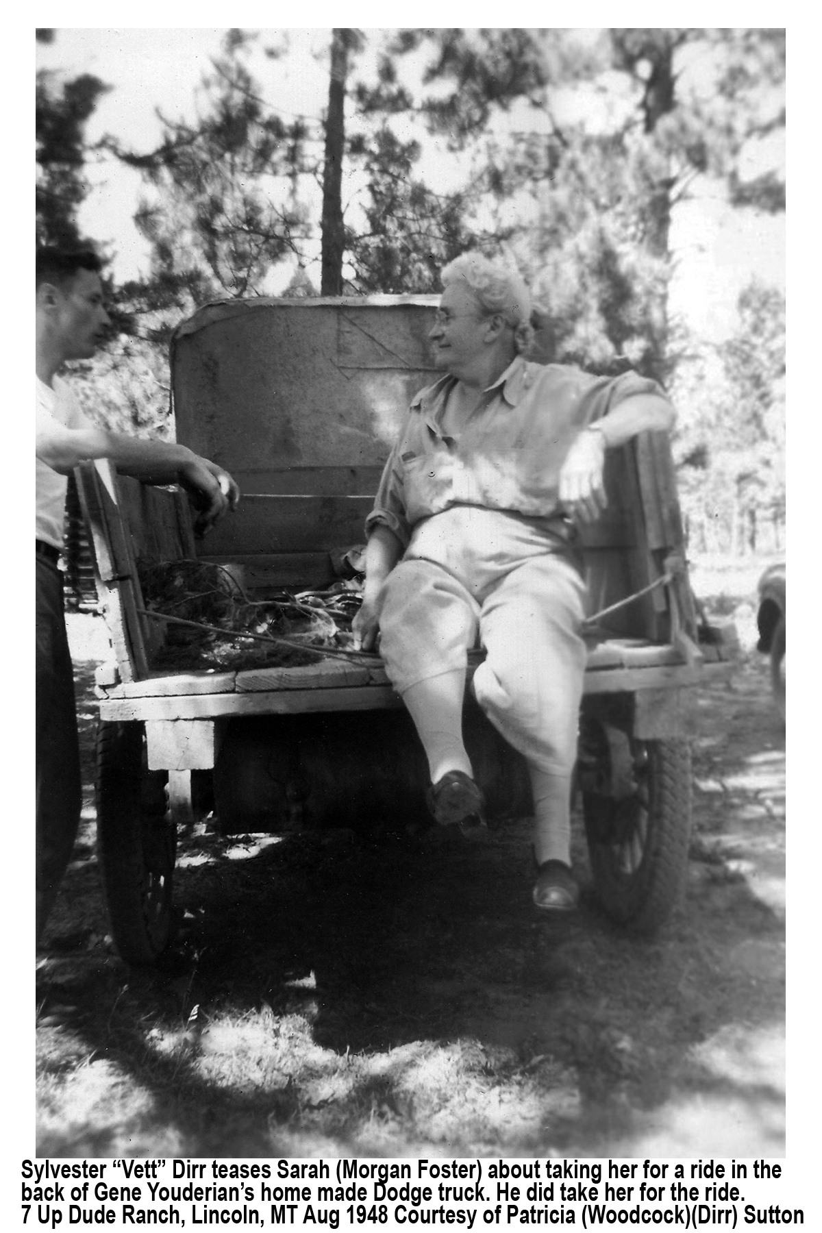 Vett Dirr & Sarah Woodcock Aug 1948