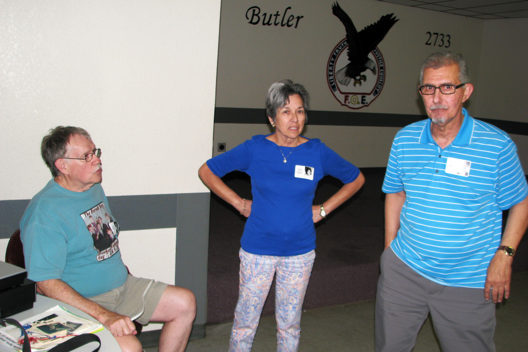 EHS 66 Friday Paul Berndt, Alicia (Chew) Badger & Terry Wilson