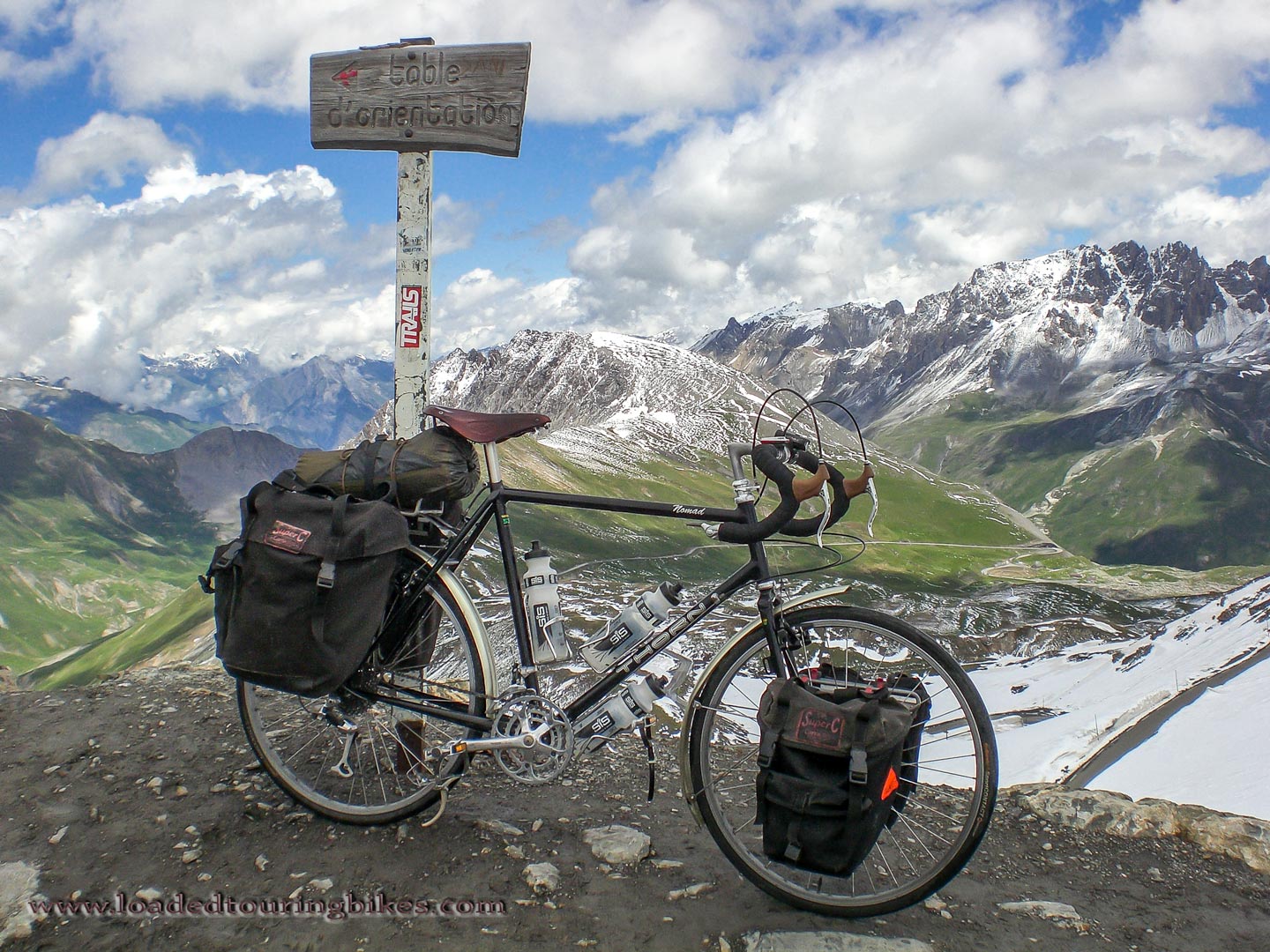 469  Johnny touring France - Thorn Nomad touring bike