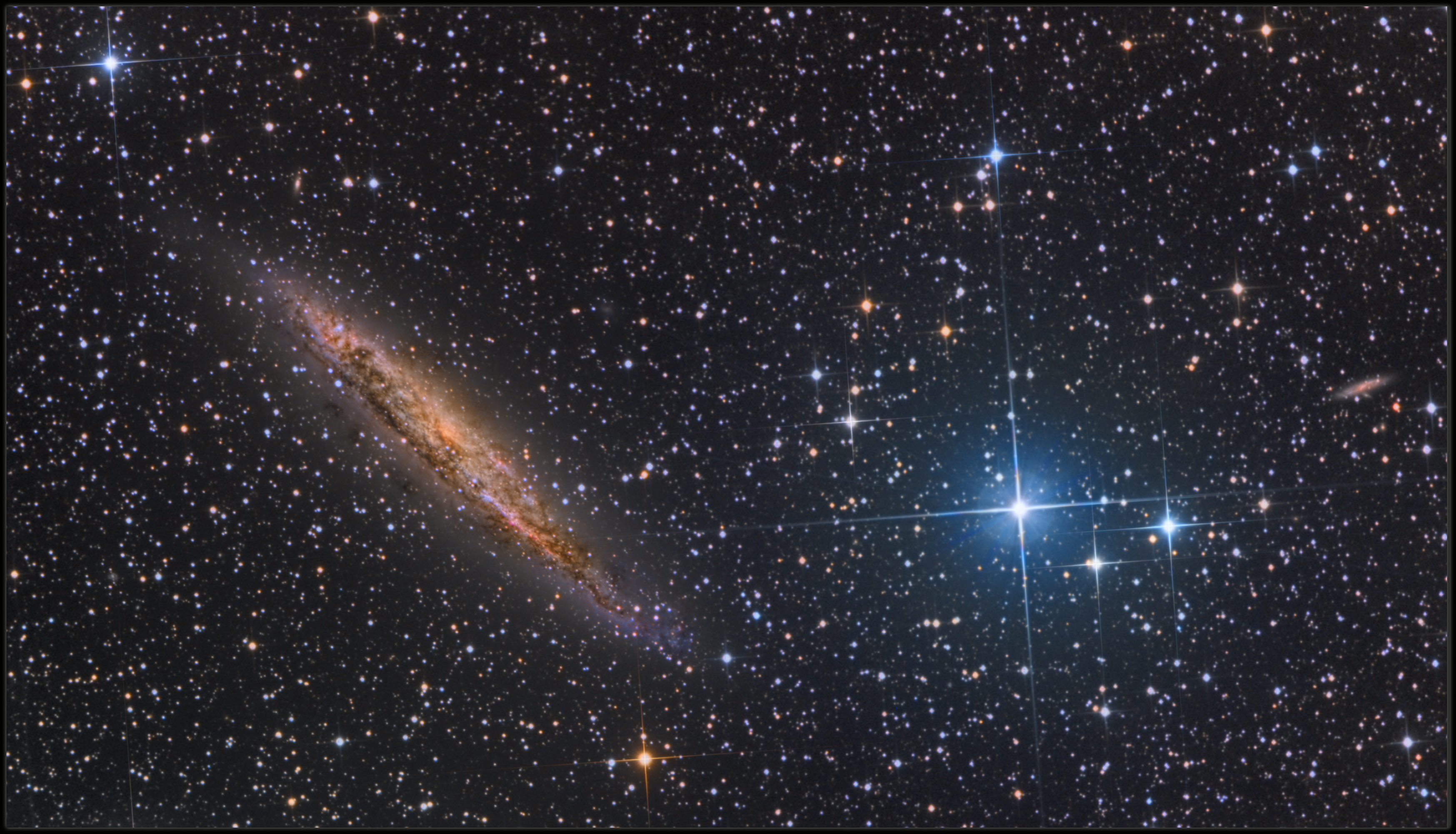 NGC 4945  - A cropped view