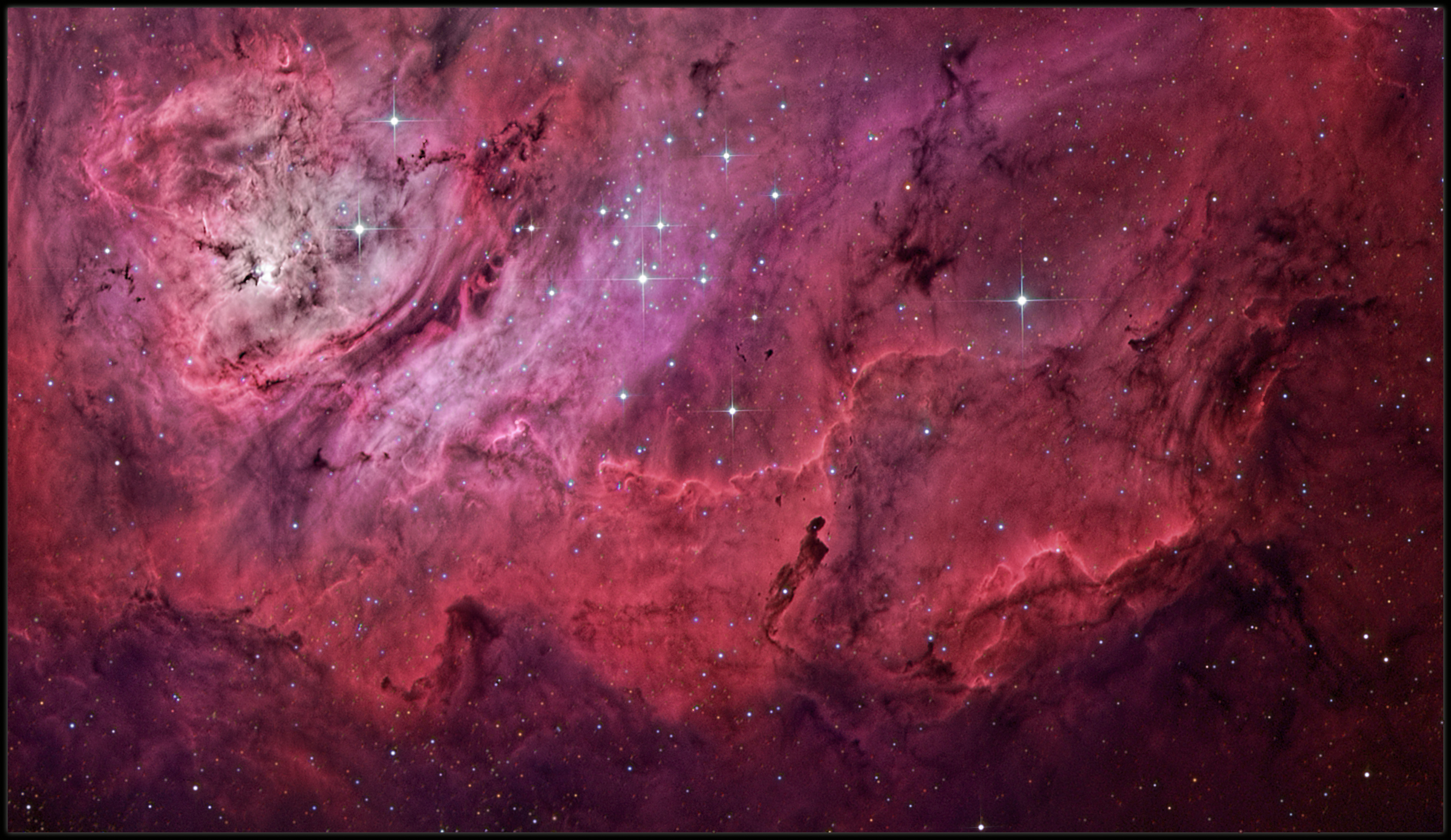 The Globules in the Lagoon nebula