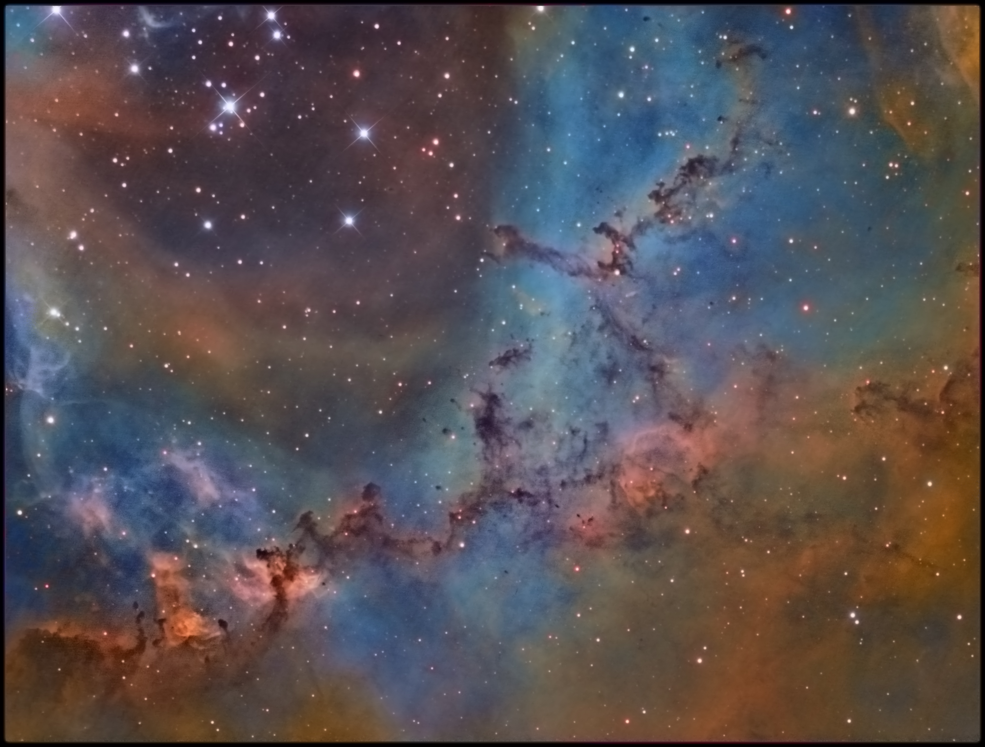 The leaping Puma in the Rosette nebula