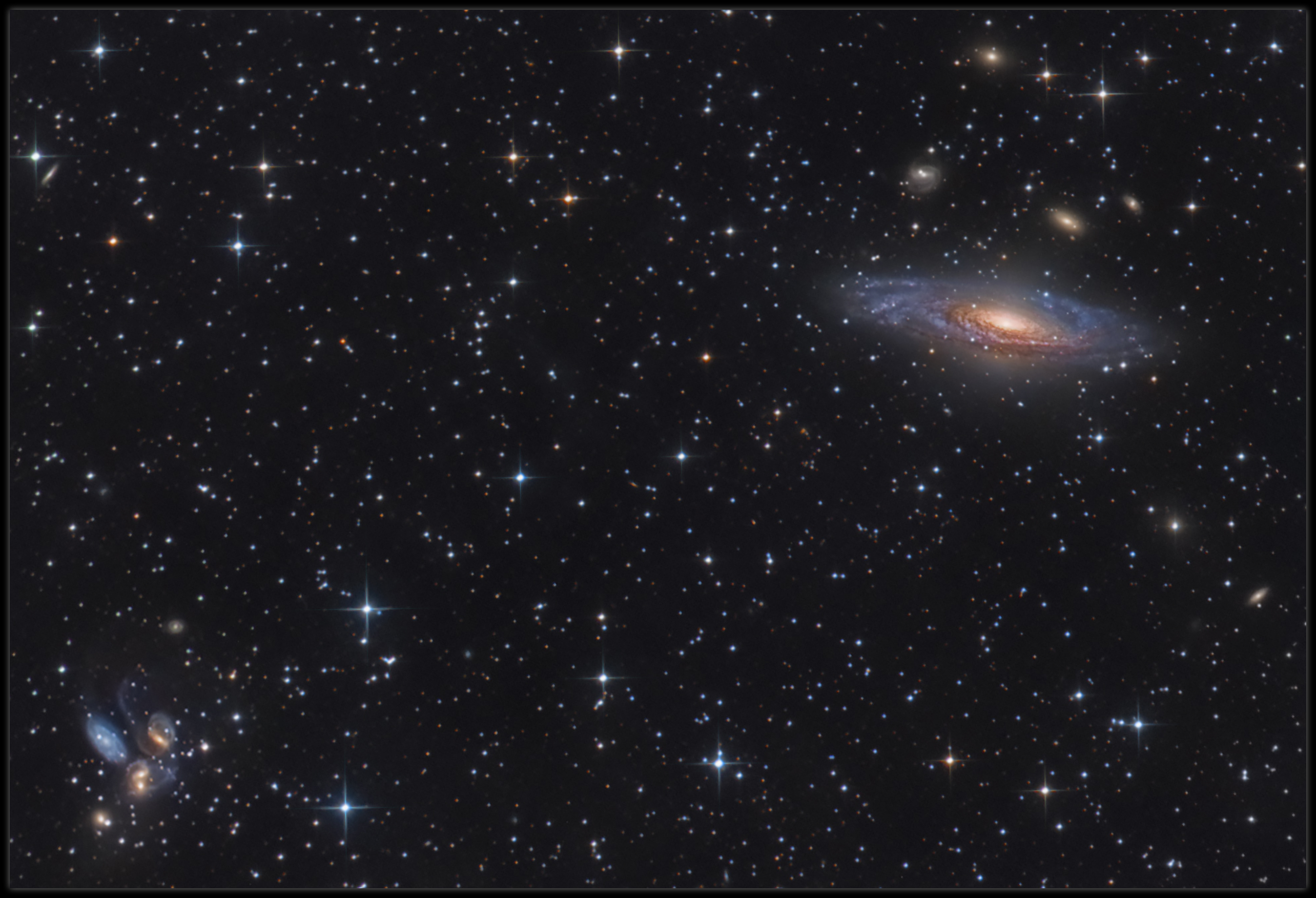 NGC 7331 and Stephans Quintet