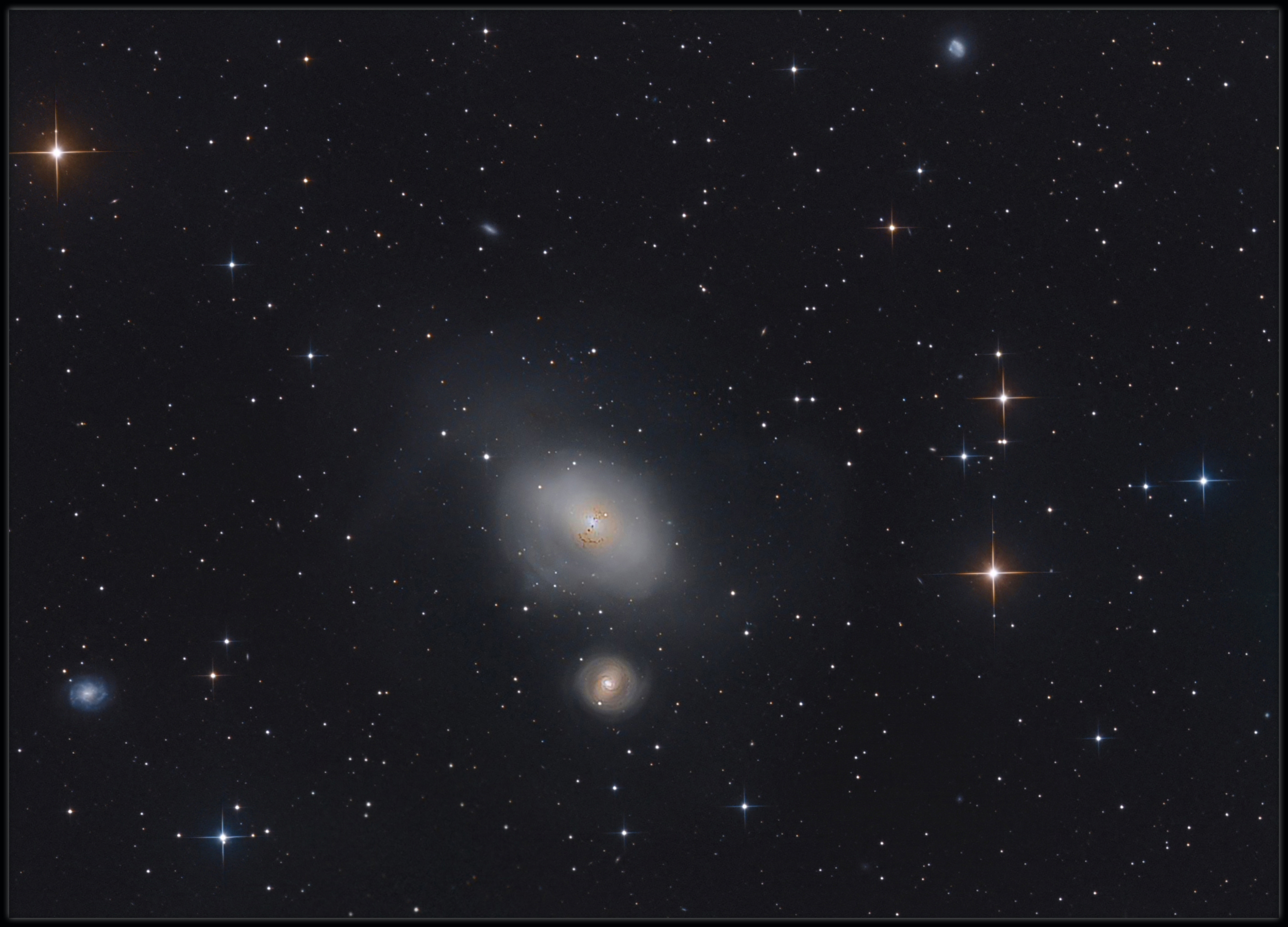 NGC 1316 & 1317
