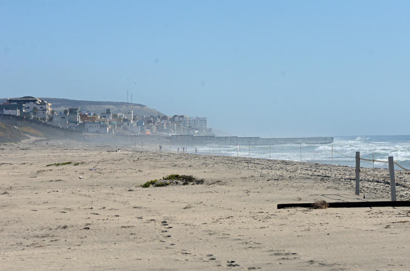 Tijuana from Border Field State Park beach (with map)